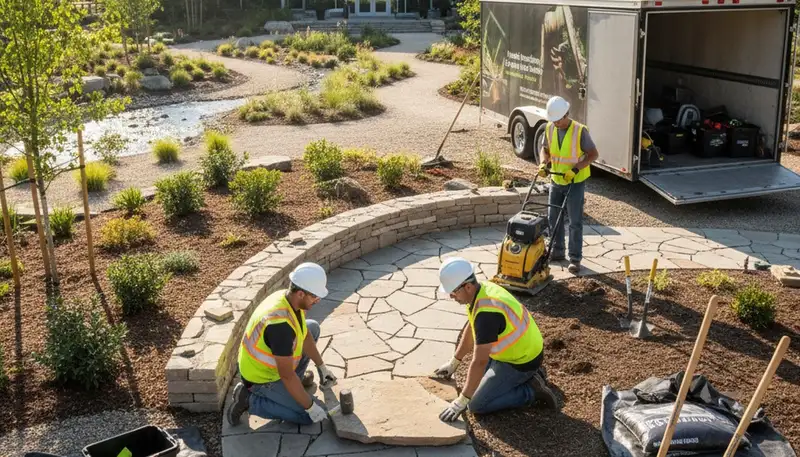 Landscape design services in Brandon, FL for Florida-friendly outdoor spaces and drainage planning