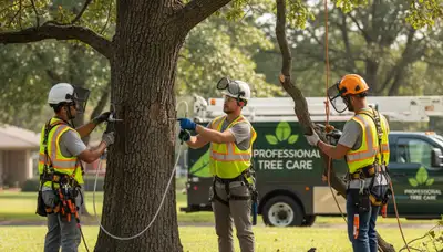 Arbor Tree Care treating tree disease in Brandon, FL to protect trees from fungus and root rot
