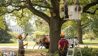 Brandon, FL arborist treating tree disease to protect against fungus, root rot, and decline