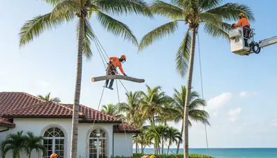 Tree service crew in Brandon, FL providing professional tree trimming and removal