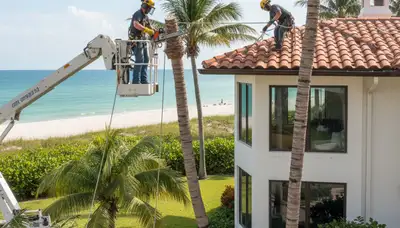 Tree service crew in Brandon, FL providing professional tree trimming and removal services
