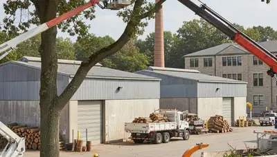 Tree service crew in Brandon, FL providing professional tree trimming and removal