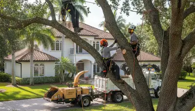 Professional tree service team in Brandon, FL providing tree trimming and removal services
